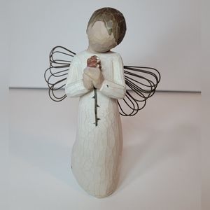 Willow Tree LOVING ANGEL Figurine  4.5 " Tall Artist Susan Lordi  Demdaco